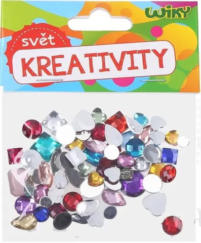 Kreatívne a výtvarné hračky WIKY - Diamant rôzne tvary a farby