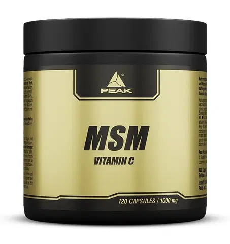 MSM MSM + Vitamin C - Peak Performance 120 kaps.
