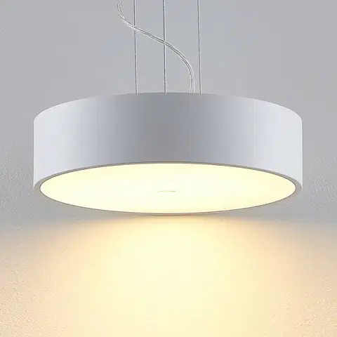 Závesné svietidlá Arcchio Arcchio Noabelle LED závesná lampa, biela, 40 cm