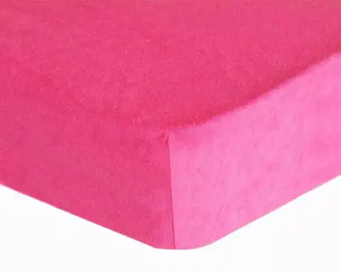 Plachty Forbyt, Prestieradlo, Froté Premium, ružové 200 x 200 cm