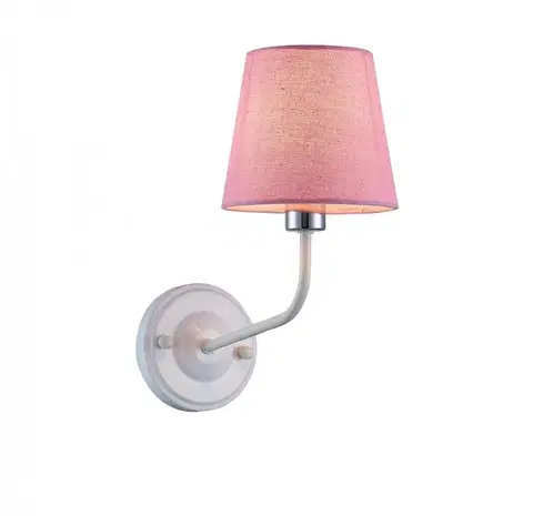 LED osvetlenie Nástenná lampa YORK Candellux Ružová