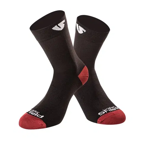 Pánske ponožky Ponožky Undershield Black-Red čierna/červená 43/46