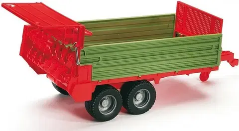 Hračky - dopravné stroje a traktory BRUDER - 02209 Vlečka s rozmetadlom