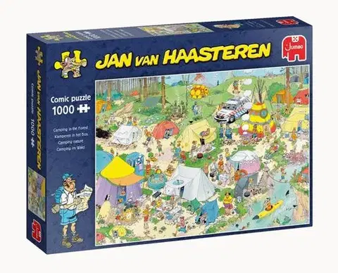 1000 dielikov TM Toys Puzzle Kempovanie v lese 1000 Jan van Haasteren