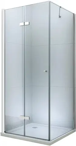 Vane MEXEN/S - Lima sprchovací kút zalamovací 110x100, sklo transparent, chróm + vanička 856-110-100-01-00-4010