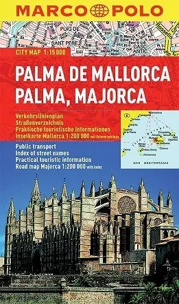 Európa Palma de Mallorca - mapa 1:15 000 - lamino