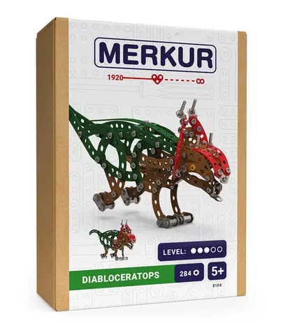Stavebnice Merkur Stavebnica Merkur DINO - Diabloceratops, 284 dielov