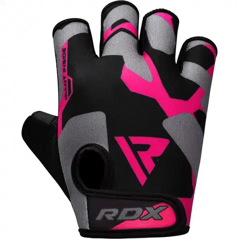 Rukavice na cvičenie RDX Fitness rukavice Sumblimation F6 Pink  L