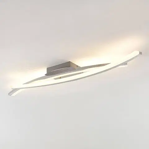 Stropné svietidlá Lindby Lindby Elarit stropné LED svietidlo, chrómované