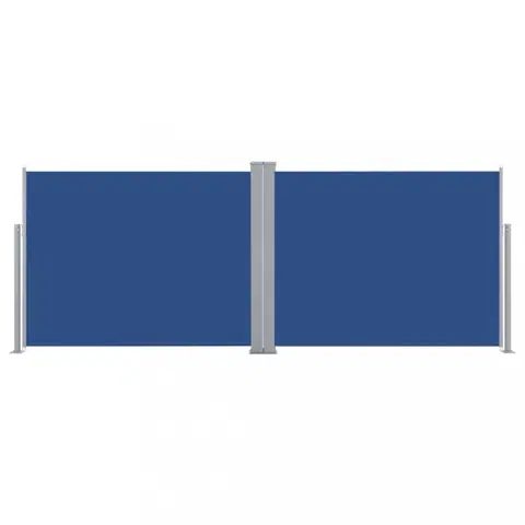 Bočné markízy Zaťahovacia bočná markíza 170x600 cm Dekorhome Modrá