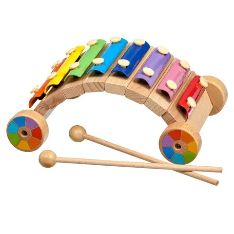 Hudobné hračky LUCY & LEO - 245 Dúhový xylofón - hudobný nástroj