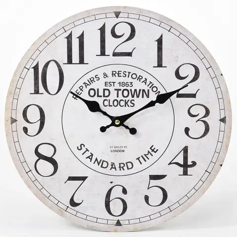 Hodiny Nástenné hodiny, Flor0072, Old Town Clock, 34cm