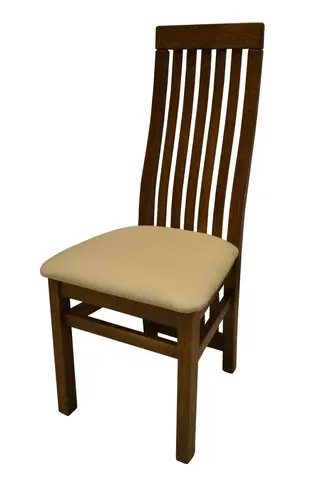 Jedálenské stoličky PYKA Marzena jedálenská stolička drevo D3 / svetlobéžová (S34)
