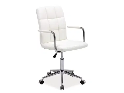Kancelárske stoličky Kancelárska stolička Q-022 Signal Biela
