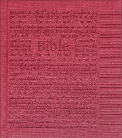 Biblie, biblistika Poznámková Bible korálová