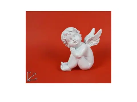 Sošky, figurky - anjeli MAKRO - Anjel 13cm