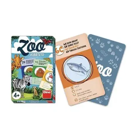 Karty Dino Toys Hracie karty Kvarteto: ZOO Dino