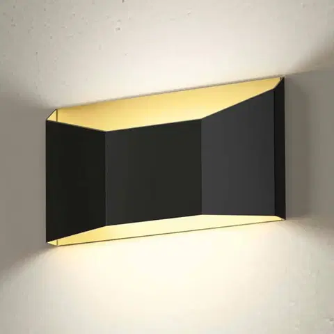 Nástenné svietidlá Marchetti Dvojfarebné nástenné LED svetlo Esa, plochý tvar