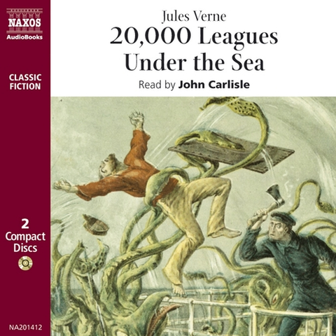Svetová beletria Naxos Audiobooks 20,000 Leagues Under the Sea (EN)