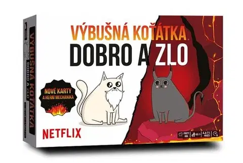 Rodinné hry Hra Výbušná koťátka: Dobro a zlo (hra v češtine)