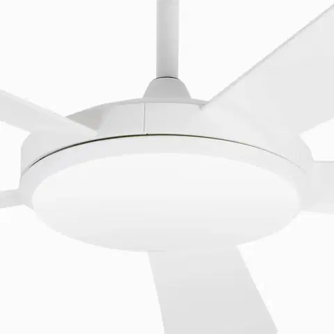 Stropné ventilátory so svetlom FARO BARCELONA Stropný ventilátor Saona L s LED svietidlom CCT DC
