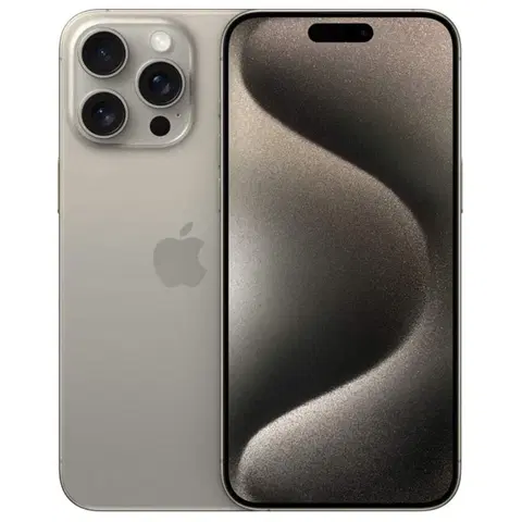 Mobilné telefóny Apple iPhone 15 Pro Max 1TB, natural titanium MU7J3SXA