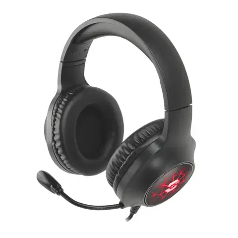 Slúchadlá Speedlink Virtas Illuminated 7.1 Gaming Headset, black, použitý, záruka 12 mesiacov SL-860013-BK