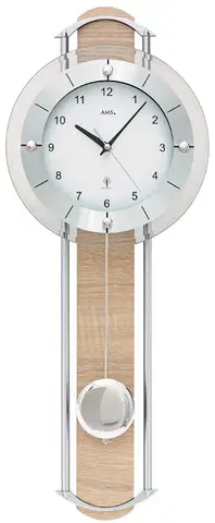 Hodiny Dizajnové nástenné kyvadlové hodiny 5305 AMS 60cm