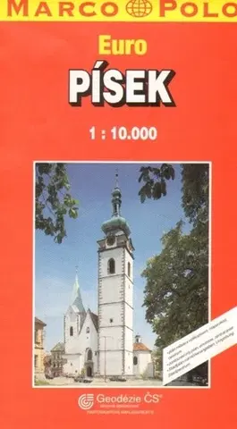 Slovensko a Česká republika Písek - mapa 1:10 000
