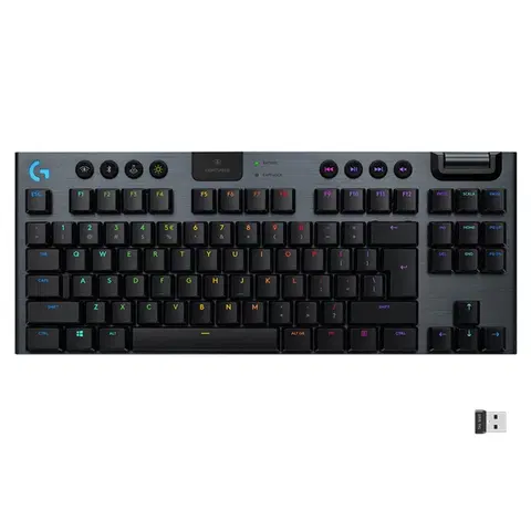 Klávesnice Logitech G915 TKL LIGHTSPEED, bezdrôtová RGB mechanická herná klávesnica, Tactile, CZSK 920-009503_CZ