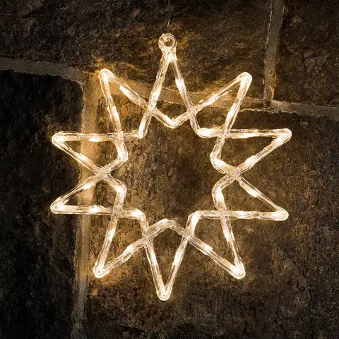 Vianočné svetelné hviezdy Konstsmide Christmas LED hviezda pre vonkajšiu dekoráciu 38 cm