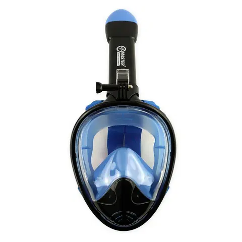 Potápačské masky MASTER celotvárová maska čierna - L-XL