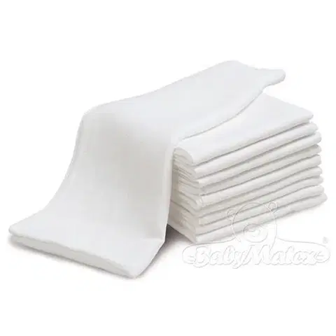 Kúpanie a hygiena Babymatex Bavlnené plienky biela, sada 3 ks, 70 x 80 cm