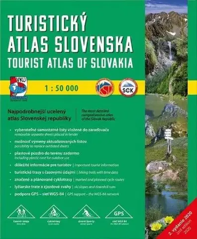 Slovensko a Česká republika Turistický atlas SR 1:50 000, 2.vydanie - Kolektív autorov
