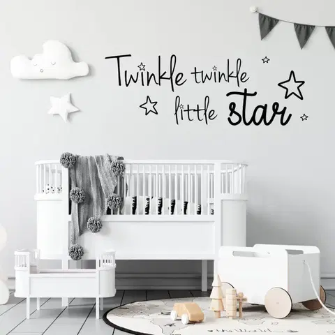 Nálepky na stenu Nálepky do detskej izby - Twinkle twinkle