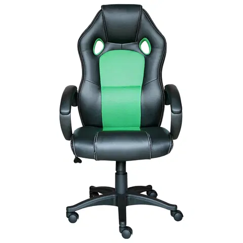 Kancelárske kreslá a stoličky Kancelárske kreslo FORMULA čierna/zelená