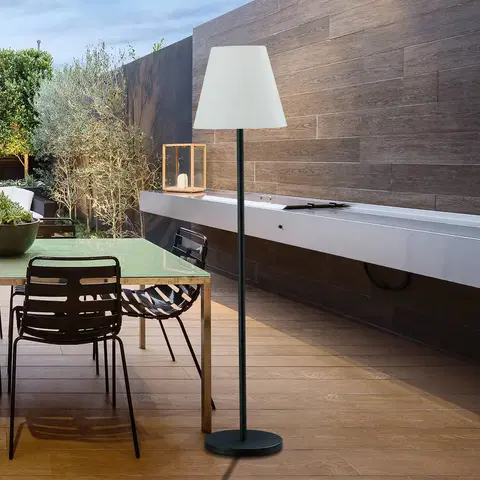 Vonkajšie osvetlenie terasy Lucande Lucande Jaimy terasové svietidlo, 150 cm, E27