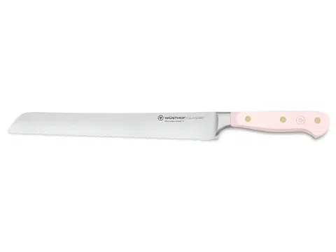 Zúbkované nože (na chlieb) WÜSTHOF Nôž na chlieb Wüsthof CLASSIC Colour - Pink Himalayan 23 cm 