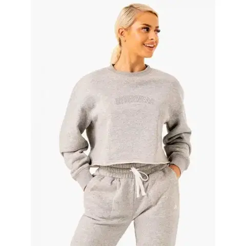 Mikiny Ryderwear Dámska mikina Ultimate Fleece Grey  M