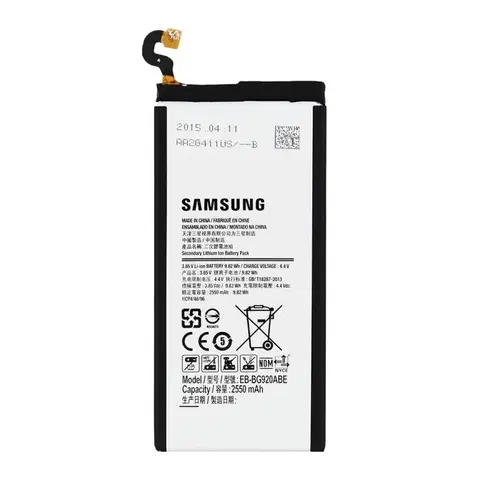 Batérie pre mobilné telefóny - originálne Originálna batéria pre Samsung Galaxy S6 - G920F (2550mAh) EB-BG920ABE