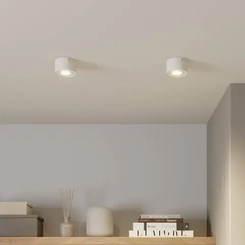 Bodové svetlá Briloner Stropné trubicové LED reflektory, biele