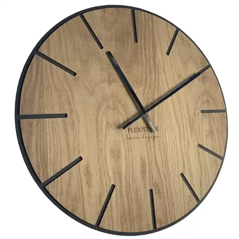 Hodiny Drevené nástenné hodiny Wood art Flex z216-1d-1-x, 60 cm