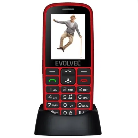 Mobilné telefóny EVOLVEO EasyPhone EG, červená