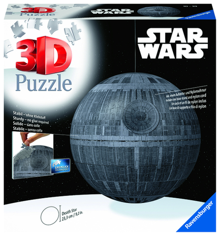 Limitovaná edícia Ravensburger 3D Puzzle-Ball Star Wars: Hviezda smrti 540 Ravensburger