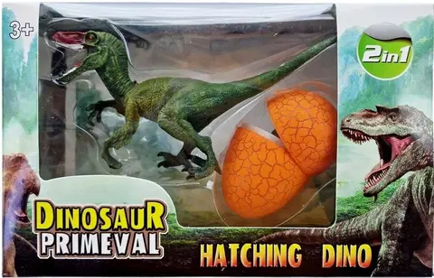 Hračky - figprky zvierat LAMPS - Dinosaurus s vajíčkom Velociraptor 2v1