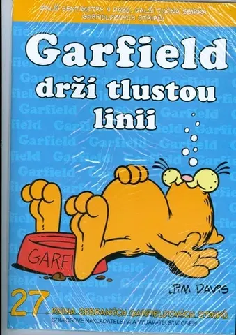 Komiksy Garfield 27 drzí tlustou linii - Jim Davis,neuvedený,neuvedený