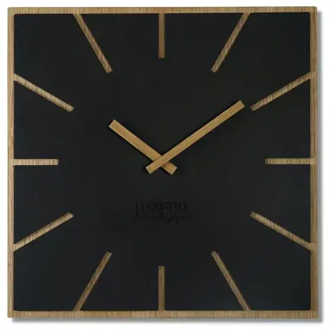 Hodiny Nástenné hodiny Eko Exact z119-1matd-dx, 60 cm čierna