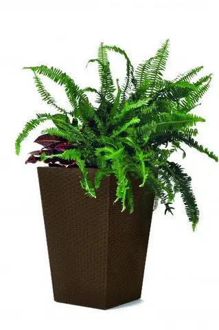 Kvetináče a truhlíky Kvetináč RATTAN PLANTER 29x29x44 cm