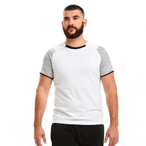 dresy Futbalové tímové tričko T100 biele