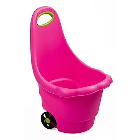 Hračky na záhradu BAYO - Detský multifunkčný vozík Sedmokráska 60 cm ružový